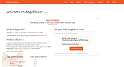 Desktop Screenshot of dogefaucet.com